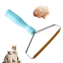 Lint Cleaner Pro, Cat Hair Remover with Multi-Fabric Edge Design for Furniture, Pet Towers (Blue)