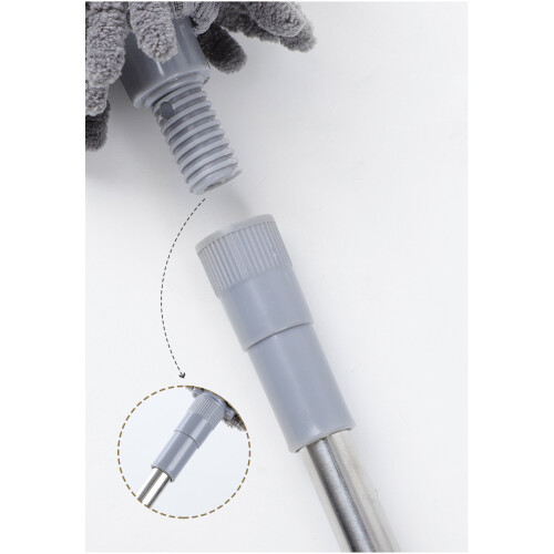 Microfiber Duster with Extendable Pole, Comprehensive Cleaning Kit with Electrostatic Effect, Reusable & Washable for Effortless Housekeeping 2