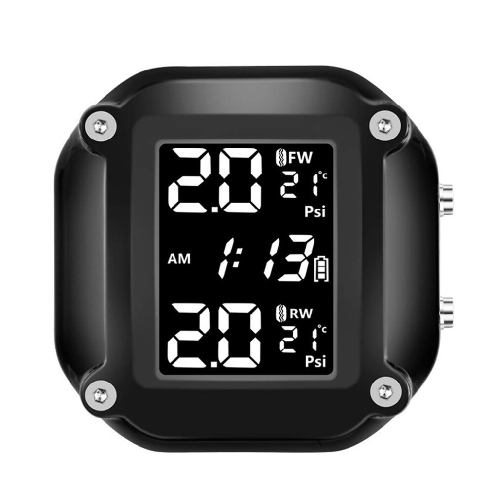 Motorcycle Tire Pressure Monitor Tpms Portable Monitoring System Accuracy Waterproof Multifunction Light 9189345033254
