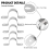 Pipe Fixing Solution, Corrosion Resistant U Bracket Clamp for Secure Support, Stainless Steel Rigid Pipe Strap with Two Hole Strap Design, Heavy Duty 2