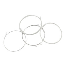 1 set of mandolin strings with steel core, durable and maintenance mandolin strings for playing styles, installation per package.