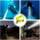 Underwater Flashlight Rechargeable Diving Headlamp Waterproof Scuba Flashlight Intensity Beam Headlight Multicolor 4