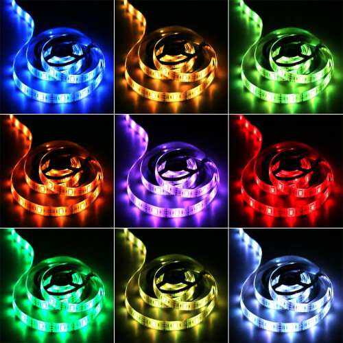 Λωρίδες LED με χειριστήριο Mini Keys, Λειτουργεί με μπαταρία 6,56 πόδια για 1