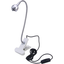 Lampada da scrivania a LED con morsetto girevole a 360 gradi e sistema di dissipazione del calore, dotata di una base stabile che garantisce