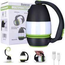 Ensemble lanterne LED rechargeable, doté d'une lampe haute luminosité et d'une batterie de secours, conçu de manière ergonomique pour une