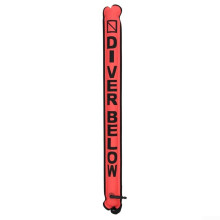 Inflatable Signal Buoy Red, Compact Dive Planning Aid, Scuba Safety Marker, Portable