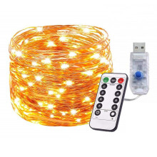 Guirlande lumineuse LED écologique et durable, guirlande féérique étanche pour la décoration intérieure et extérieure, ultra-lumineuse et