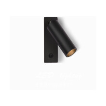 Læselampe til soveværelse, indbygget kabelforbundet, USB-opladningsport, fysisk lysdæmper, energibesparende læsebelysning, præcist design, 3W