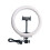 Dimmable Led Lighting For Video Production, Led Ring Light With Foldable Design And Micro-Usb Power, Compact Tripod, Smartphone Fixed Arm, And 29 1