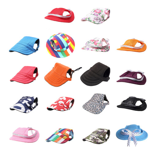 Chapeau de Baseball pour animaux de compagnie,-M coloré 1