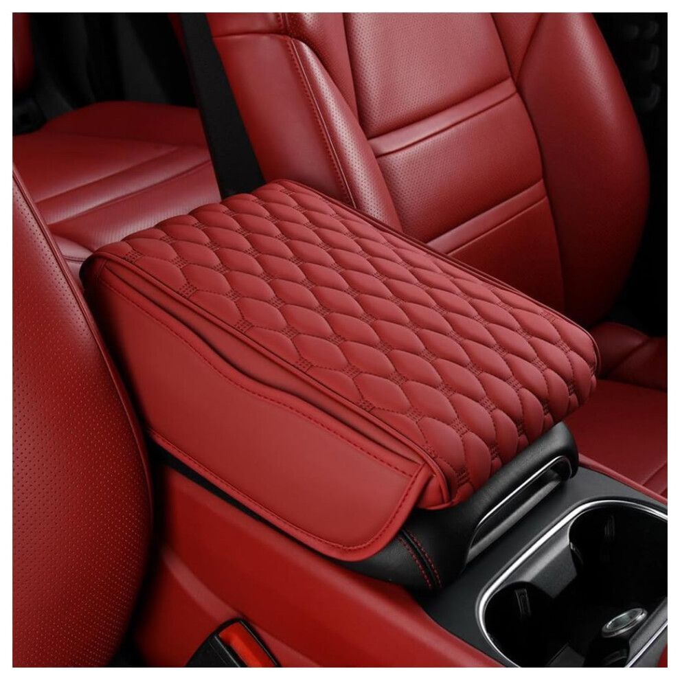 Center Console Armrest Cover For Vw Golf Gti 2016, Leather, Easy Install, Nonslip, Ared 9426802303520
