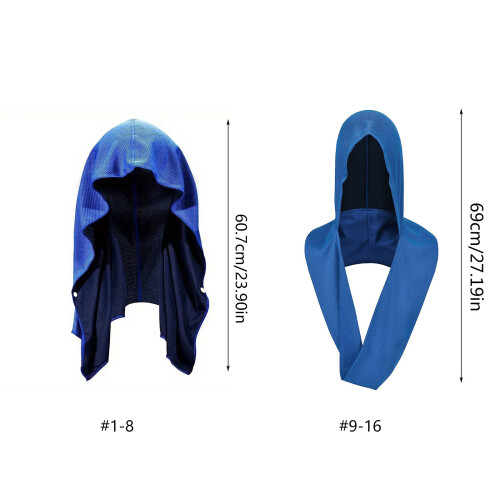 Serviette à capuche rafraîchissante, douce, effet-16 2