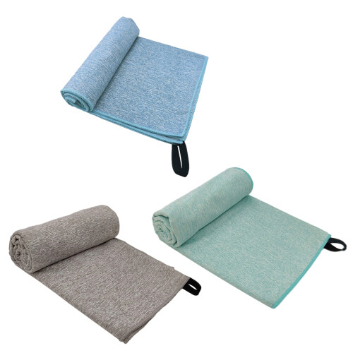 Serviette de Sport, serviette de Camping,-Bleu 50x100CM 1