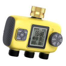 Smart Water Timer with Rain Delay, Automatic Irrigation System for Gardens, Lawns and Balconies