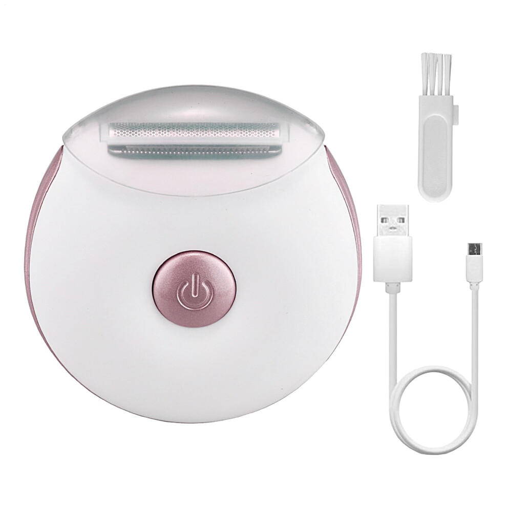 Pink Electric Bikini Shaver For Women Rechargeable Cordless Epilator Wet Or Dry Use Sensitive Skin Legs Arms Armpits