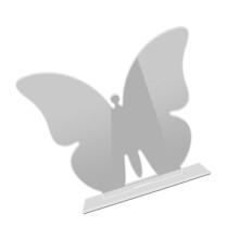 Decoratieve acryl vlindertafel naamstandaard tafelplaats kaart-4