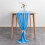 72x305cm Chiffon Table Runner Table Runner-Lake blue 13 4