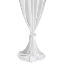 72 x 305 cm Chiffon-Tischläufer, Tischläufer-original weiß 90