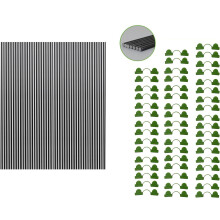 Tuin DIY Kashoepels Rijafdekkingshoepels met-60 STUKS