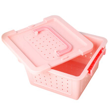 Small Pet Carrier Carry Cage Hamster Travel Cage Box Small-pink
