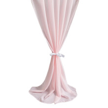 Chiffon tafelloper Eenvoudig bruiloftstafelkleed-Roze 18