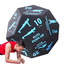 Fitness Dice for Workouts Training Dice for Home Gym, Squats, Lunges, Yoga, Blue