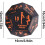 12sided workout dice for fitness, home exercise, training, orange 3