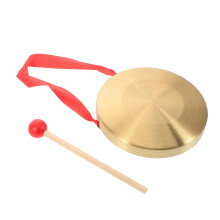 Gong Percussion Instrument Silver Jingle Bells Chinese Instrument Kettledrum