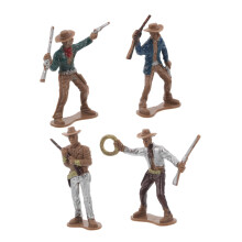 Western cowboy models for collectors, decoration, and parties. Detailed design.