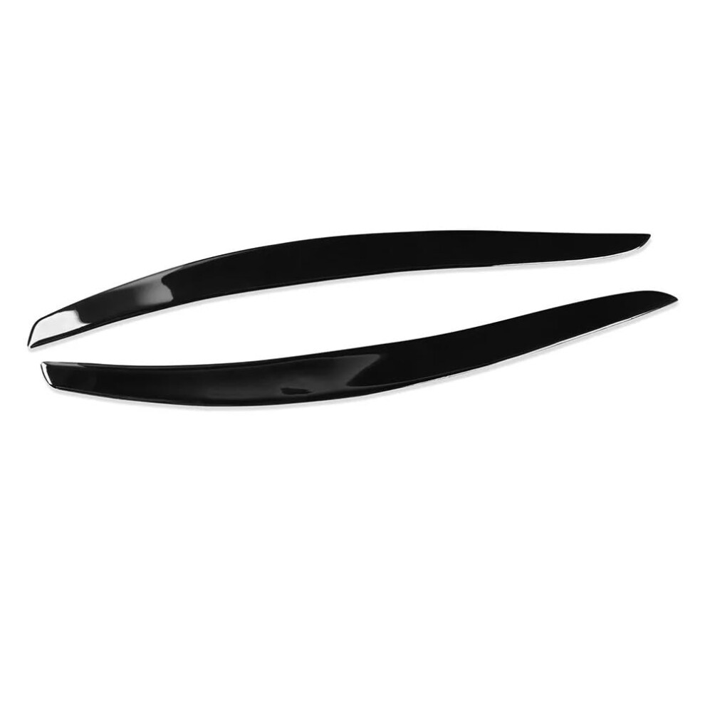 Gloss Car Headlight Eyelid Eyebrow Trim Cover For Bmw 3 Series E92 E93 M3 20062012 Headlight Eyebrow Sticker Black 9189345033735