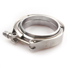 VBand Exhaust Clamp Stainless Steel Flange For Car And Motorcycle Size 2.04.0 Inch