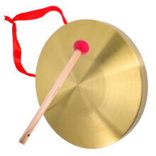 Copper Gong with Mallet for Party Opening Festivals Concerts Percussion
