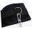 Adjustable Back Support Belt Weight Bearing Iron Chain Strap Durable Lumbar Brace Strength Training Black 3