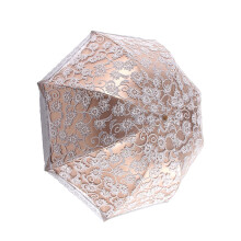 Lace Umbrella Embroidered Sunnys Umbrella UV Protection-Gray