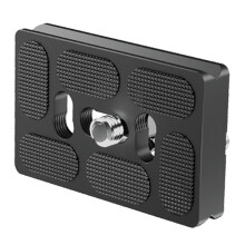 Tripod Quick Release Plate Aluminum With NonSlip Rubber Pad, Travel And Outdoor Photography, 60C