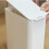 Desktop-Mülleimer, kleiner Mülleimer mit Abdeckung, 5