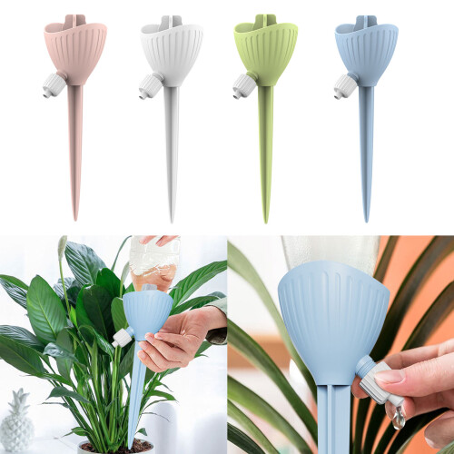 Drip Irrigation Automatic Plant Adjustable Water Spikes-pink 2