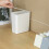 Desktop-Mülleimer, kleiner Mülleimer mit Abdeckung, 4