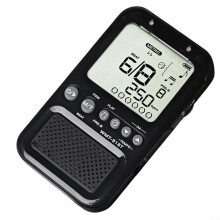 Rechargeable Digital Metronome with Vocal Counting  Loud Sound, 30250BPM (Black)