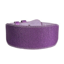Powerlifting Belt 10.5 cm Width Unisex Size L Purple Back Support For Squats And Powerlifting