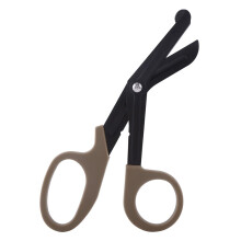 Scissors Bandage Paramedic Medical Scissors 7' Cut First Aid Emergency Tool (Brown)