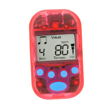 Electronic Metronome Rhythm Guitar Metronome for Practising Guitar Mini Light Metronome Useful Metronome TempoMetronome Plastic Red 5.5X3.5X2.2CM Red