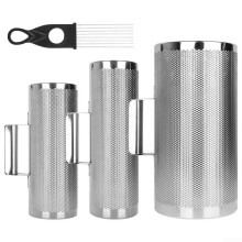 Innovative hollow stainless steel body, guiro—enjoy enhanced rhythm creation with a scraper (15.2 x 30.5 cm) 6 12inch.