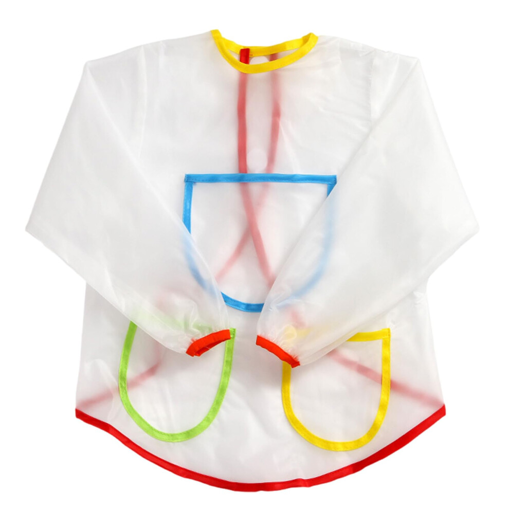 Children's bibs, longsleeved, kindergarten, art, painting, reverse dressing, baby feeding bib, child's apron
