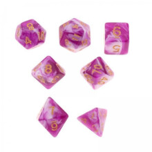 3X 7 Pieces Polyhedral Party Deliver Multifaceted Casino Accessories Tabletop Games Board Games Acrylic RolePlaying Games for Adults Play