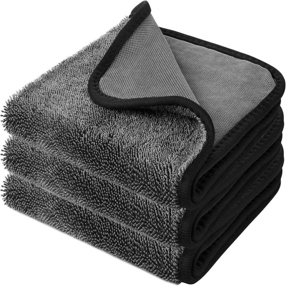 Quick Dry Towel For Fast Water Removal, Super Absorbent Drying Towels For Car Washing Mirror Polishing Kitchen Cleaning, Soft Textured Towels For Hand 9148971814125