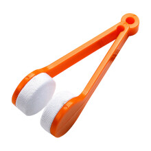 Soft Brush Cleaning Tool, Practical Cleaning Brush Lightweight And Portable Eyeglasses Cleaning Clip for Optical Glasses, Portable Eyeglass Cleaner Br