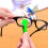 Herramienta compacta para limpiar gafas, cepillos de microfibra suaves para lentes, herramientas de limpieza con gran poder de limpieza, 4