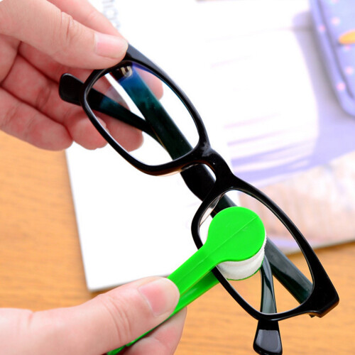 Herramienta compacta para limpiar gafas, cepillos de microfibra suaves para lentes, herramientas de limpieza con gran poder de limpieza, 2
