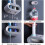 Automatic Toothpaste Pump, Easy Mount Installation Wall Mounted Toothpaste Dispenser, Space-saving Design for Bathroom & Washroom, Self Adhesive Tooth 2